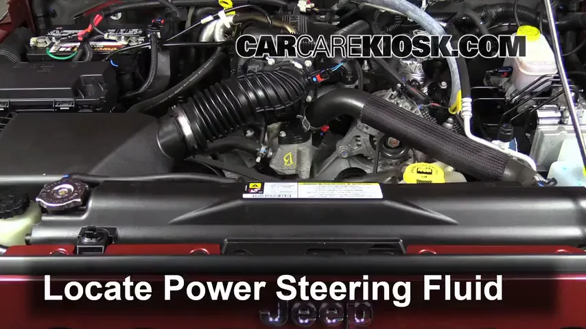 2010 Jeep Wrangler Unlimited X 3.8L V6 Power Steering Fluid